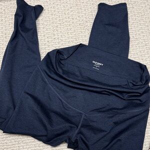 Old Navy Blue Maternity Active Leggings